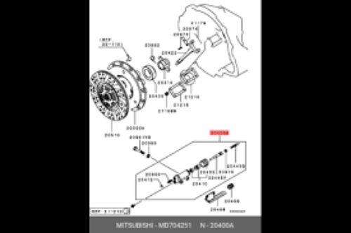 Genuine Mitsubishi OEM Jeep J53 Cylinder Assy Clutch Release Slave 4WD MD704251