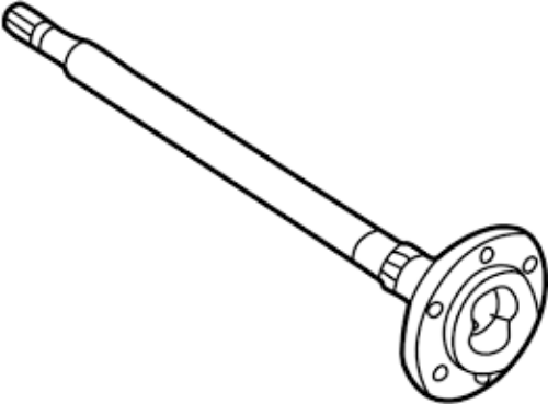 Genuine Nissan OEM SHAFT ASSY-REAR AXLE FRONTIER 1997/09-2004/09 38164-11G60