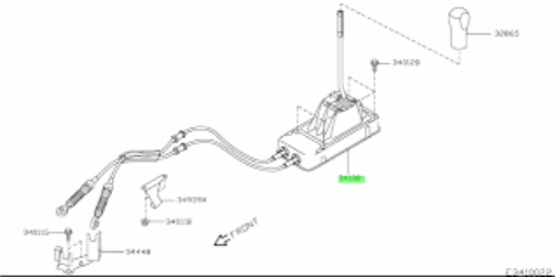 Genuine NISSAN OEM Micra Note Cube Tiida Transmission Control Device 34108-BC00A