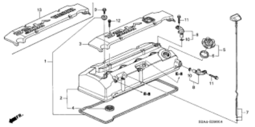 Genuine Honda OEM S2000 Valve Cover Gasket Kit NEW SEALED AP1 AP2 12040-PCX-305