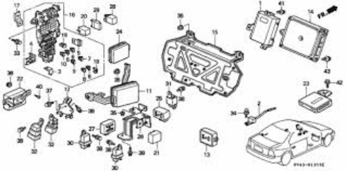 Genuine Honda OEM NSX NA1 NA2 RELAY ASSY POWER 2Qty Set RC-2226 39794-SL0-J01