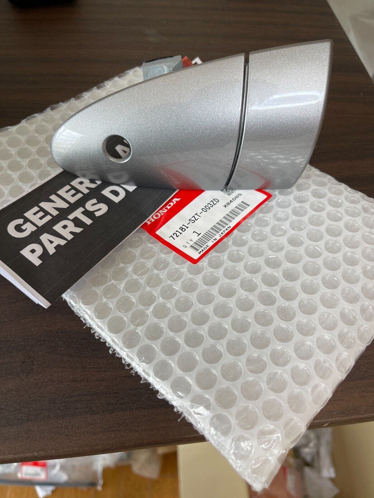 Genuine Honda CR-Z Outer Handle Left Front Door NH642M Storm Silver Metallic