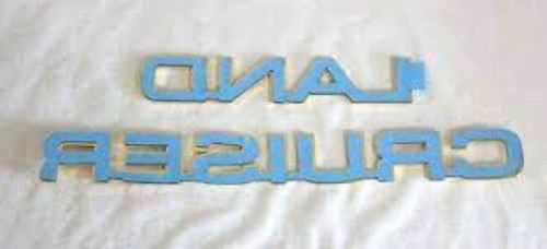 Toyota OEM Back Door Emblem "LAND CRUISER" 1/98-8/02 100 Series Land Cruiser
