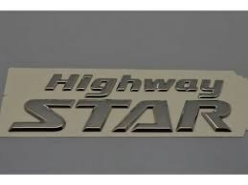 Genuine Nissan OEM Elgrand E52 "Highway STAR" Rear Emblem 90897-CN400