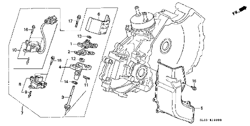 Genuine HONDA OEM NSX NA1 Speed Sensor Assembly 78420-SL0-505
