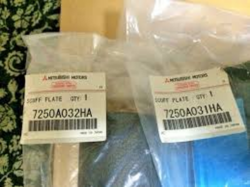 Genuine MITSUBISHI OEM Lancer EVO 7/8/9 CT9A Scuff Plate FR LH RH Set 7250A031HA