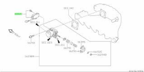 Genuine NISSAN OEM SKYLINE R32 R33 RB20DET RB25DET Throttle Position Sensor