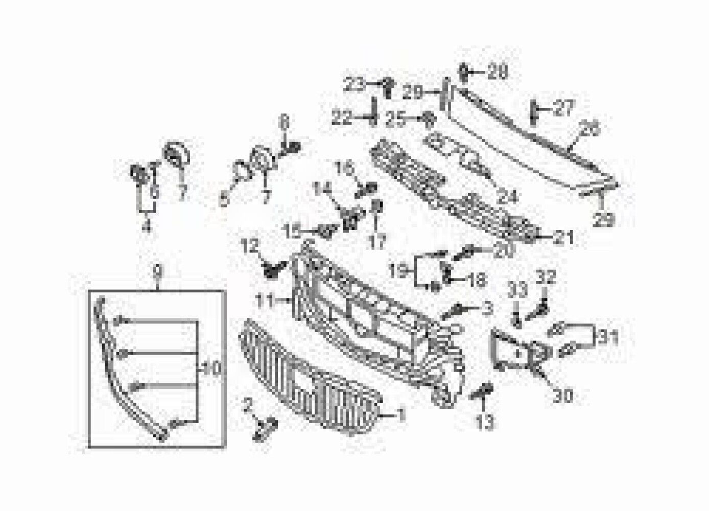 Genuine MAZDA OEM 18-21 MAZDA6 Front Grille Adaptive Radar Emblem GSH7-51-730