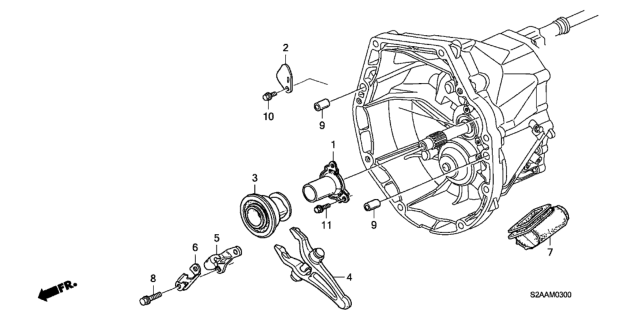 Genuine HONDA OEM S2000 Clutch Release Bearing 22810-PCY-003