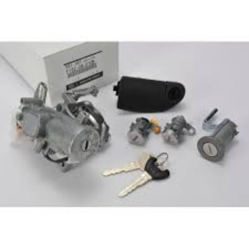Genuine MAZDA OEM RX-7 FD3S 4 seater ignition key cylinder set with key key cut
