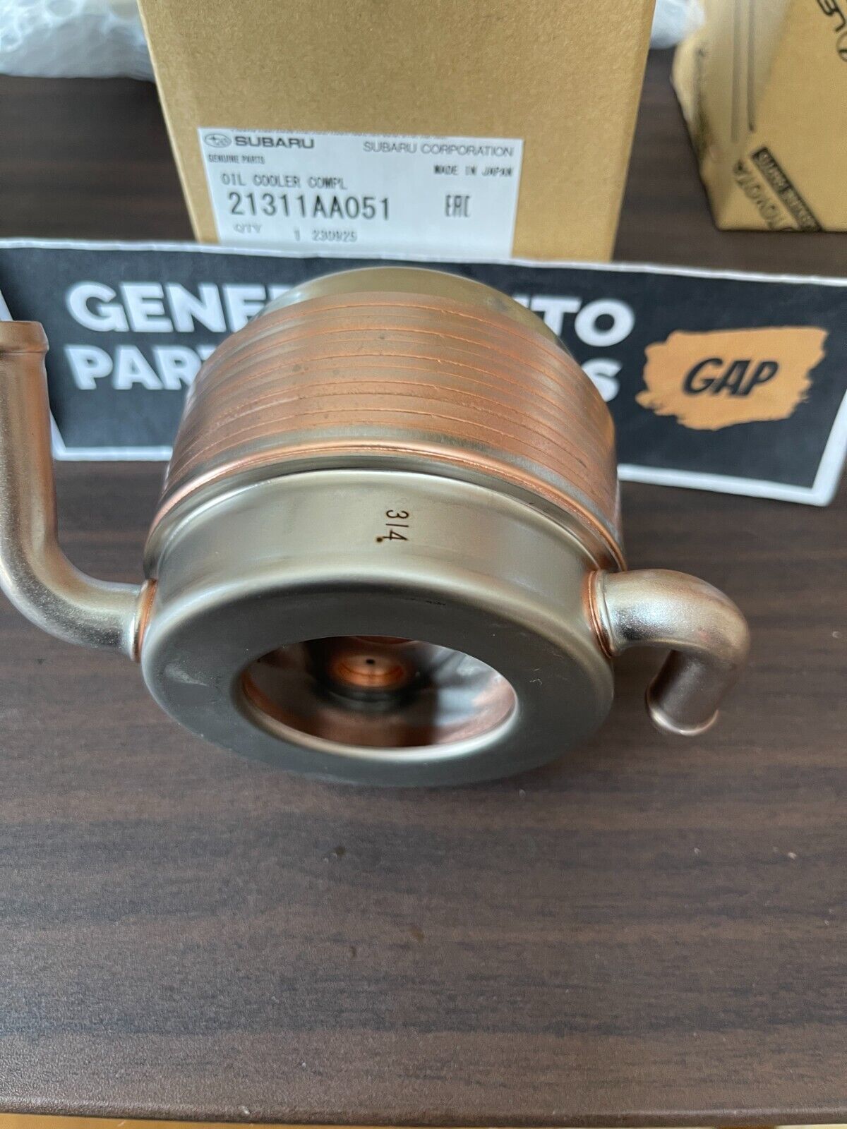 Genuine Subaru OEM Impreza WRX STI Legacy Outback EJ205 EJ255 Oil Cooler Turbo