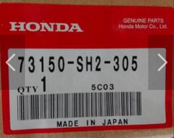 Genuine Honda OEM CRX EF8 Front Glass Window Molding Windshield 73150-SH2-305