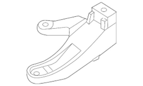 Genuine MAZDA OEM MAZDA3 Eng Side Mount Bracket No.4 B32T-39-080B