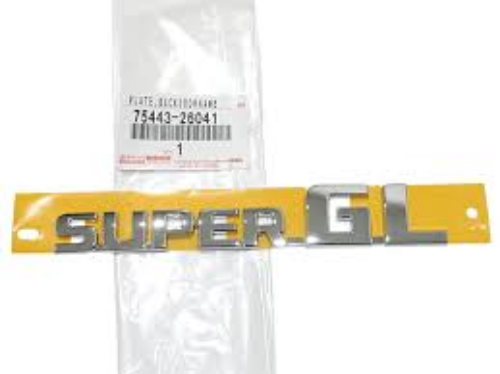 Genuine TOYOTA Hiace Regius Ace 200 SUPER GL S-GL Rear Emblem Budge 75443-26041