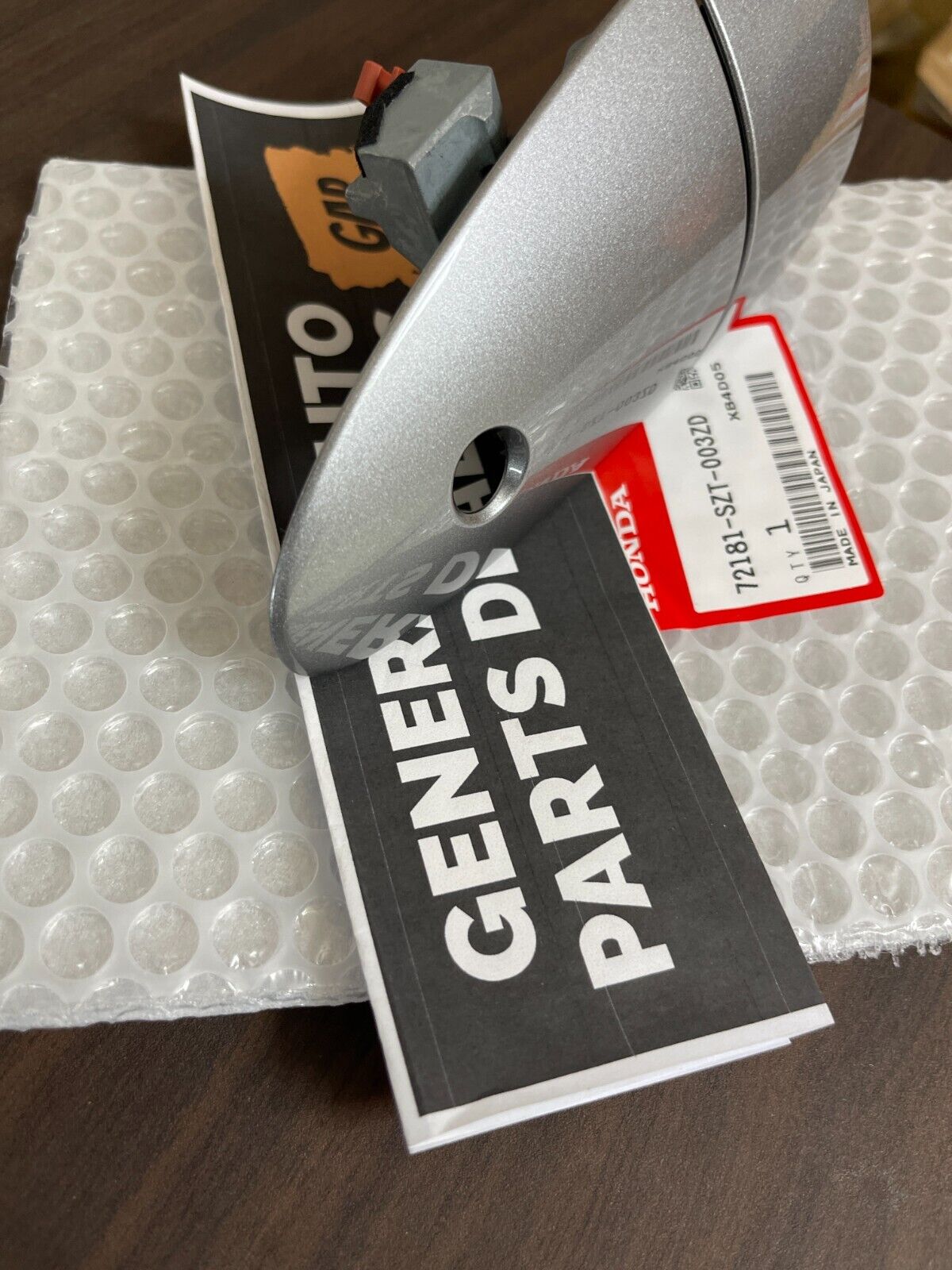 Genuine Honda CR-Z Outer Handle Left Front Door NH642M Storm Silver Metallic