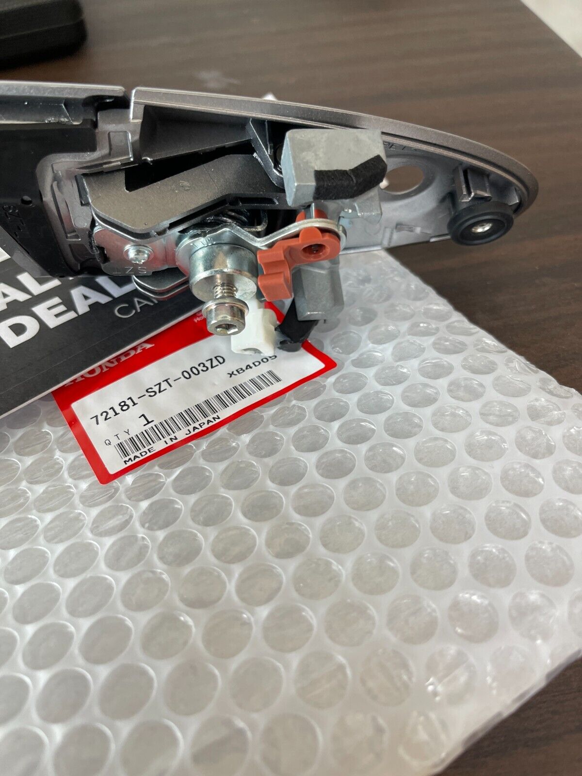 Genuine Honda CR-Z Outer Handle Left Front Door NH642M Storm Silver Metallic