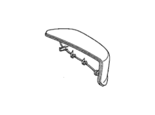 Genuine Honda OEM Acura Passenger Mirror Cover 76201-TA0-A01ZE