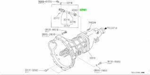 Genuine Nissan OEM Pickup URVAN Atlas Gear Speedometer Pinion 32702-03N17
