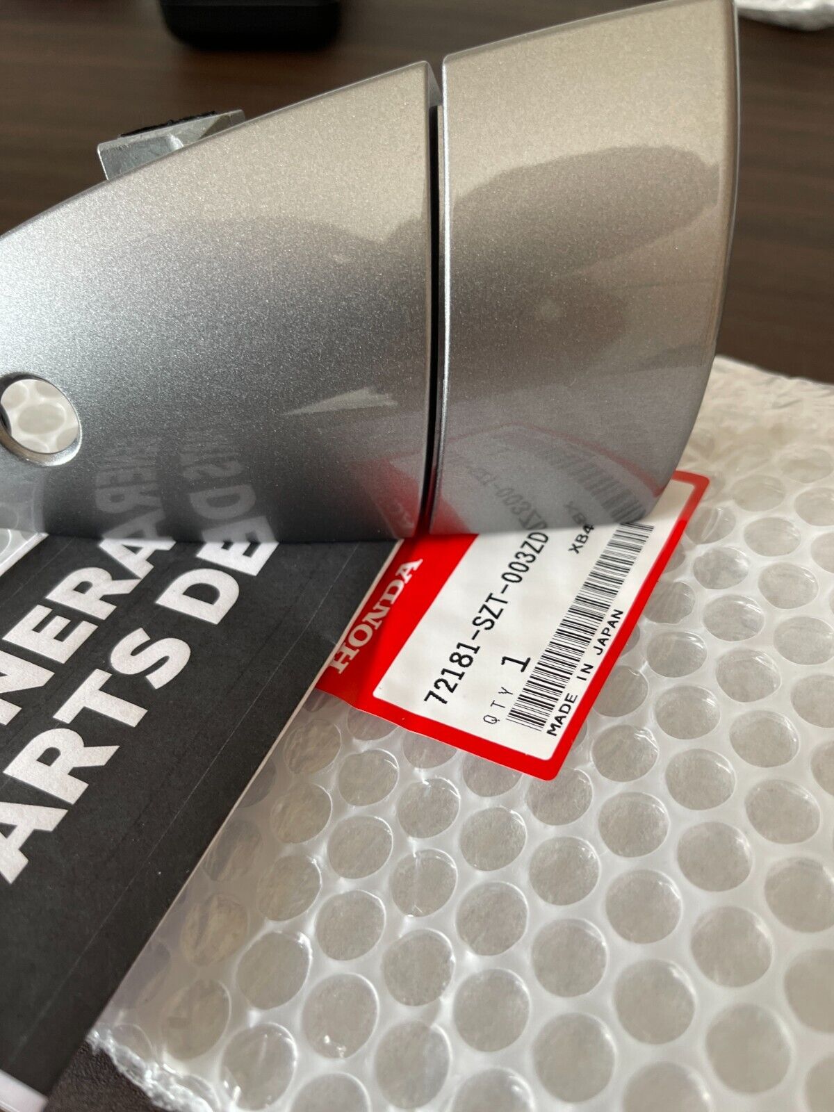 Genuine Honda CR-Z Outer Handle Left Front Door NH642M Storm Silver Metallic
