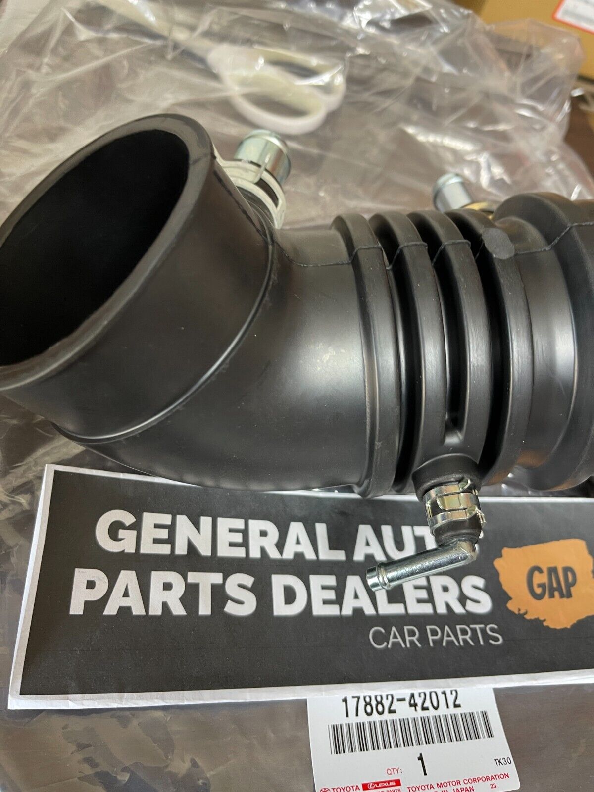 Genuine Toyota OEM Supra MK3 1987-92 7MGTE Turbo Intake Hose Tube 17882-42012