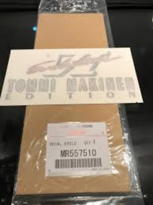 Genuine Mitsubishi OEM Evolution VI Tommi Makinen Rear Decal Sticker MR557510