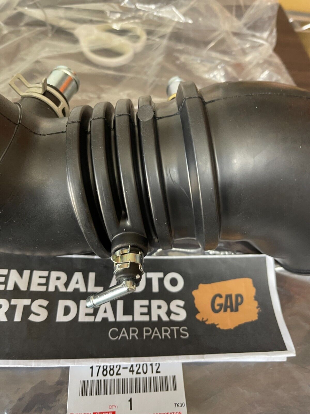 Genuine Toyota OEM Supra MK3 1987-92 7MGTE Turbo Intake Hose Tube 17882-42012
