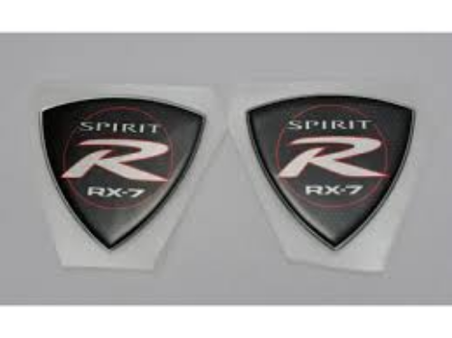 Genuine MAZDA OEM RX-8 SPIRIT R Emblem Badge Set F1Y5-51-781 x2