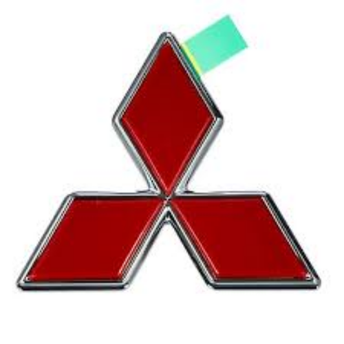 Genuine MITSUBISHI OEM 3000GT VR-4 3000 GTR 1991-1999 Red Front Emblem Budge