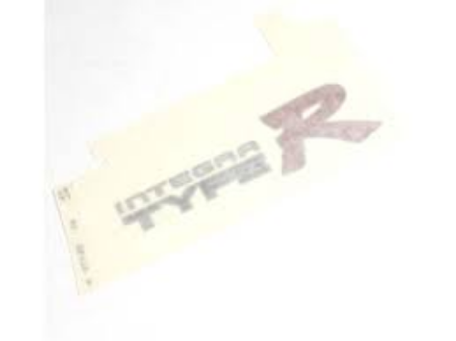 Genuine Honda 94-01 Acura Integra DB8 DC2 TYPE R Decal Silver Outline Sticker