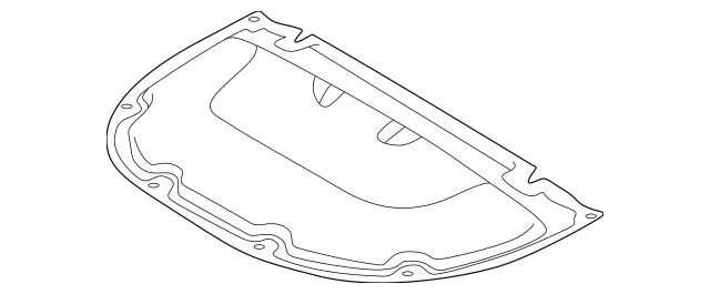 Genuine TOYOTA LEXUS CT200H ZWA10 Insulator Hood OEM 53341-76010 NEW