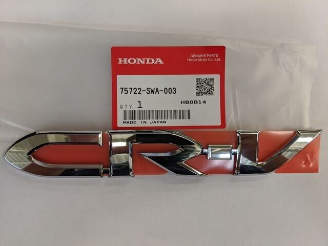 Genuine Honda Trunk Rear Emblem 2007-11 CR-V 75722-SWA-003 OEM JDM