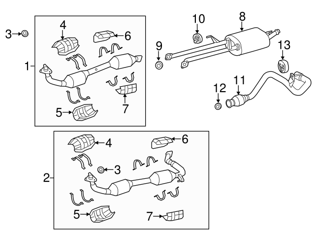 Genuine Toyota OEM Factory 2007-2018 Exhaust Front Pipe Gasket 90917-A6002