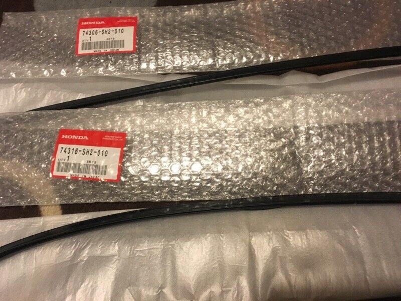 Genuine HONDA Roof Side Molding Trim CR-X EF8 SiR 88-91 Right & Left Set OEM