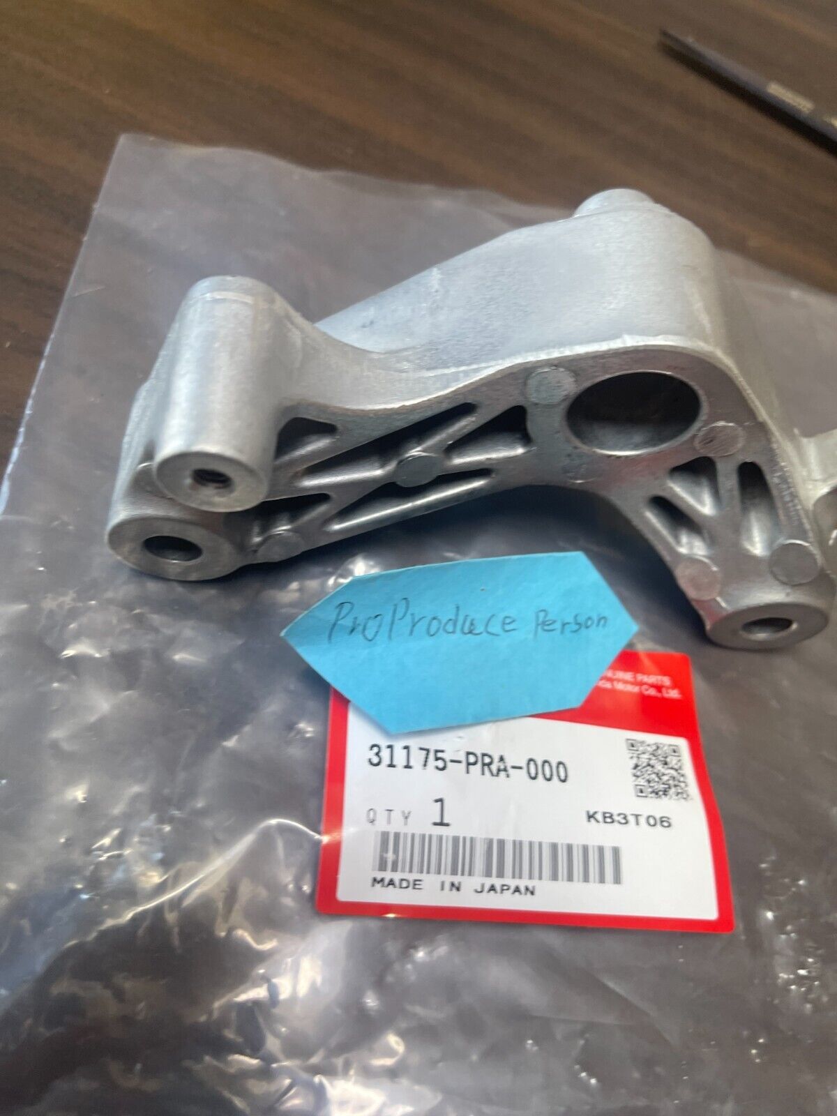 Genuine HONDA Drive Belt Idler Pulley Bracket Acura TSX Accord CL7/8/9 A/C OEM