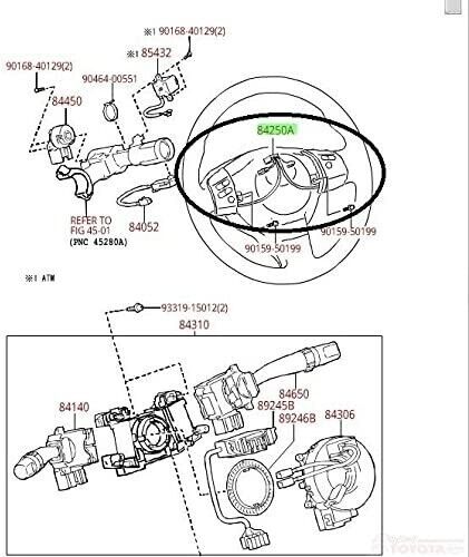 Genuine TOYOTA Steering Switch Assy FJ Cruiser Pad Radio Control 84250-35070 JP