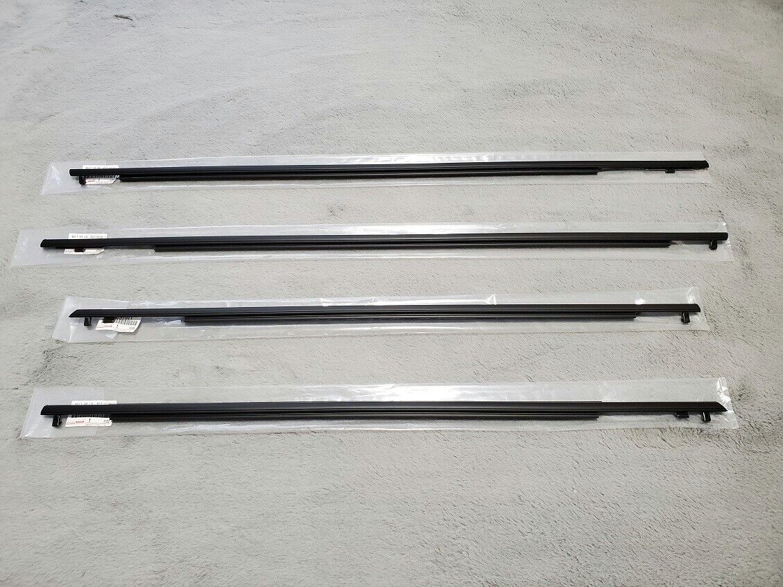 Genuine Toyota Door Belt Molding Front & Rear Set Altezza Lexus IS300