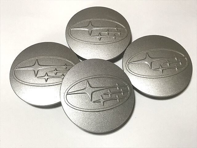 Subaru OEM Center Wheel Lug Hub Caps Rim Cover SILVER 28821SA030 Quality 4PCS