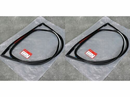Genuine HONDA 92-95 CIVIC EG 3D Rear Quarter Glass Window Molding Seal Set OEM