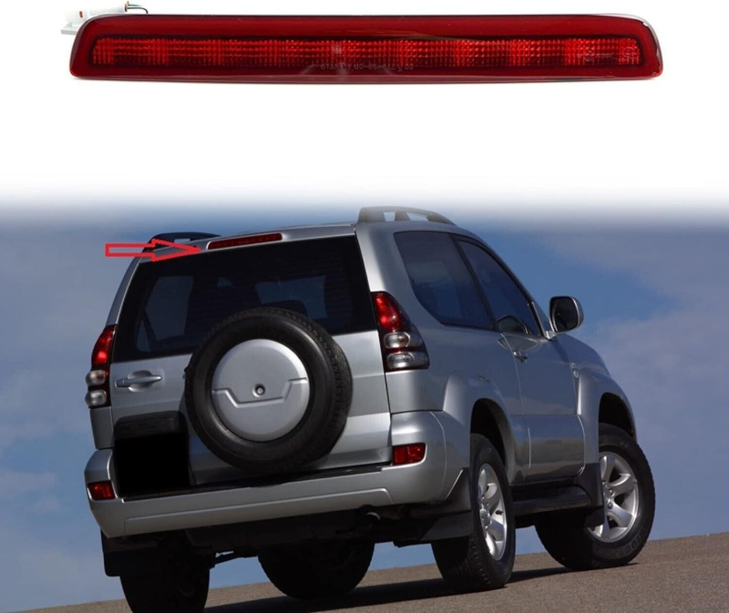 Genuine TOYOTA Rear Center Stop Brake Lamp LAND CRUISER PRADO 81570-60081 OEM