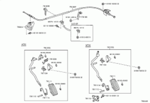Genuine Toyota OEM Supra 93-02 JZA80 MK4 RHD 2JZGTE VVTi throttle accele cable