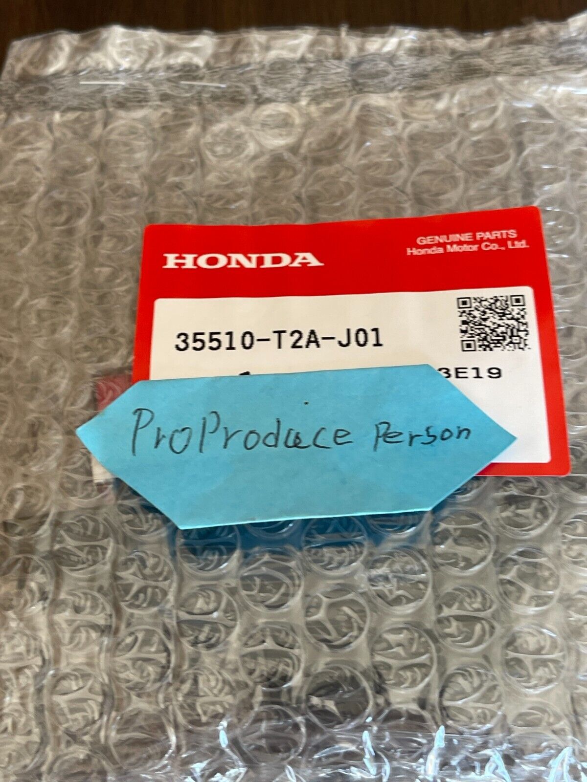 Genuine HONDA 35510-T2A-J01 ACCORD HYBRID 13-17 CR6 RED CLEAR HAZARD SWITCH OEM