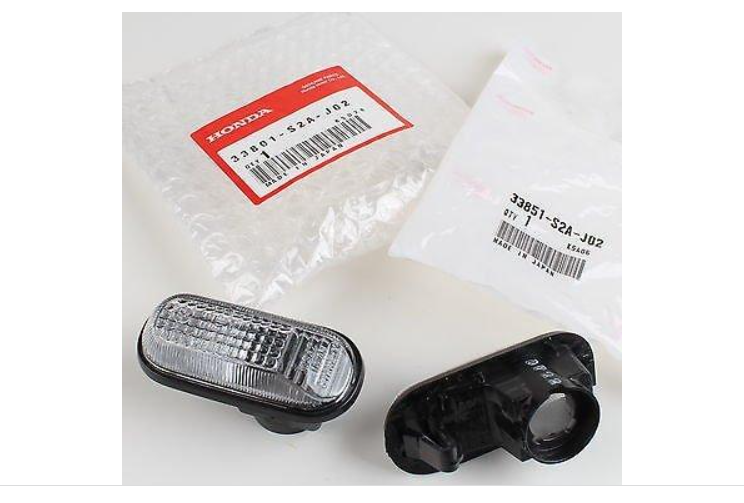 Honda Genuine Civic EG Integra DC2 Clear Side Turn Marker Lamp Light Set