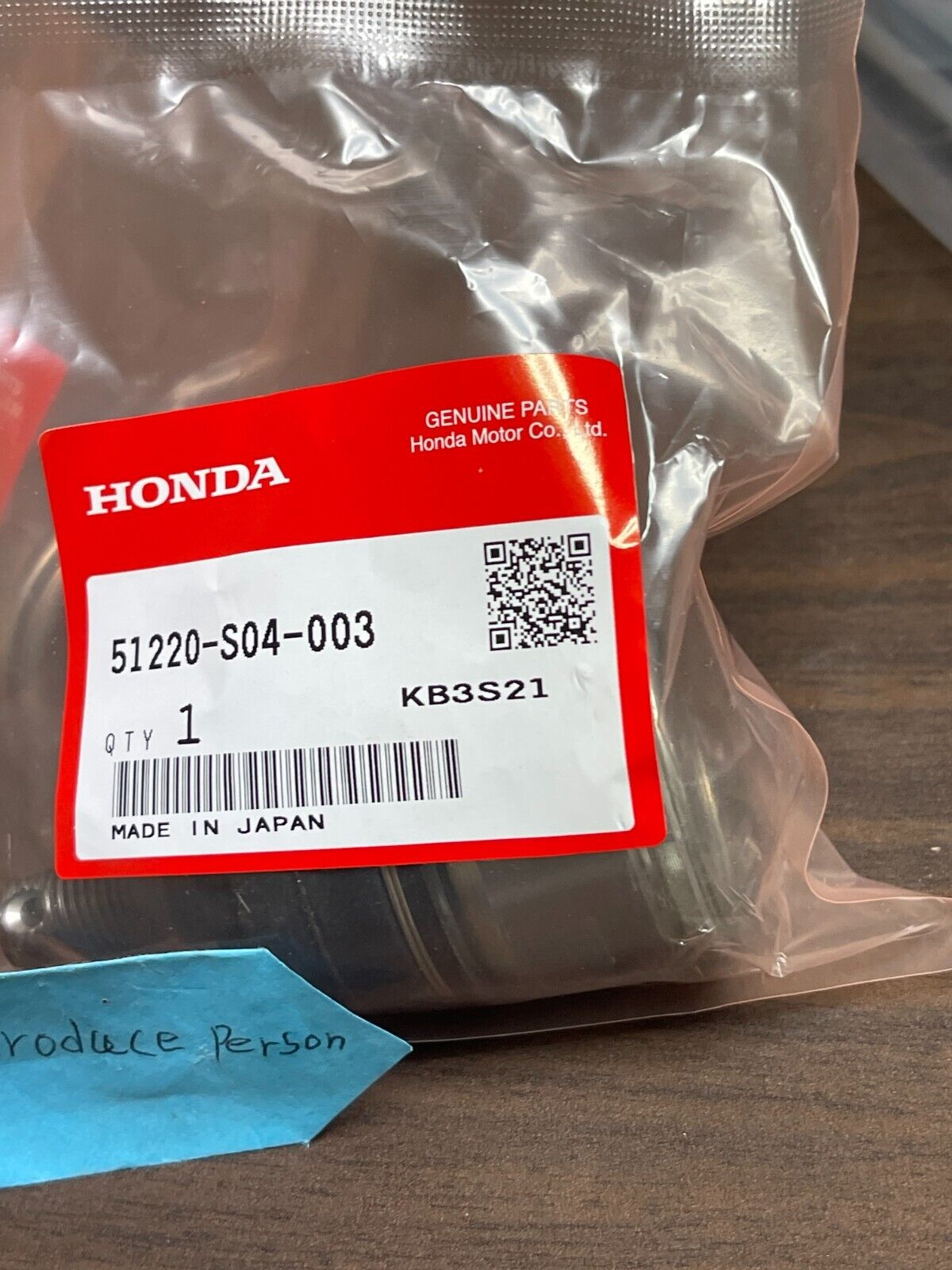 GENUINE HONDA CIVIC 3D / COUPE LOWER BALL JOINT x2 92-00 CR-V CR-X INTEGRA OEM