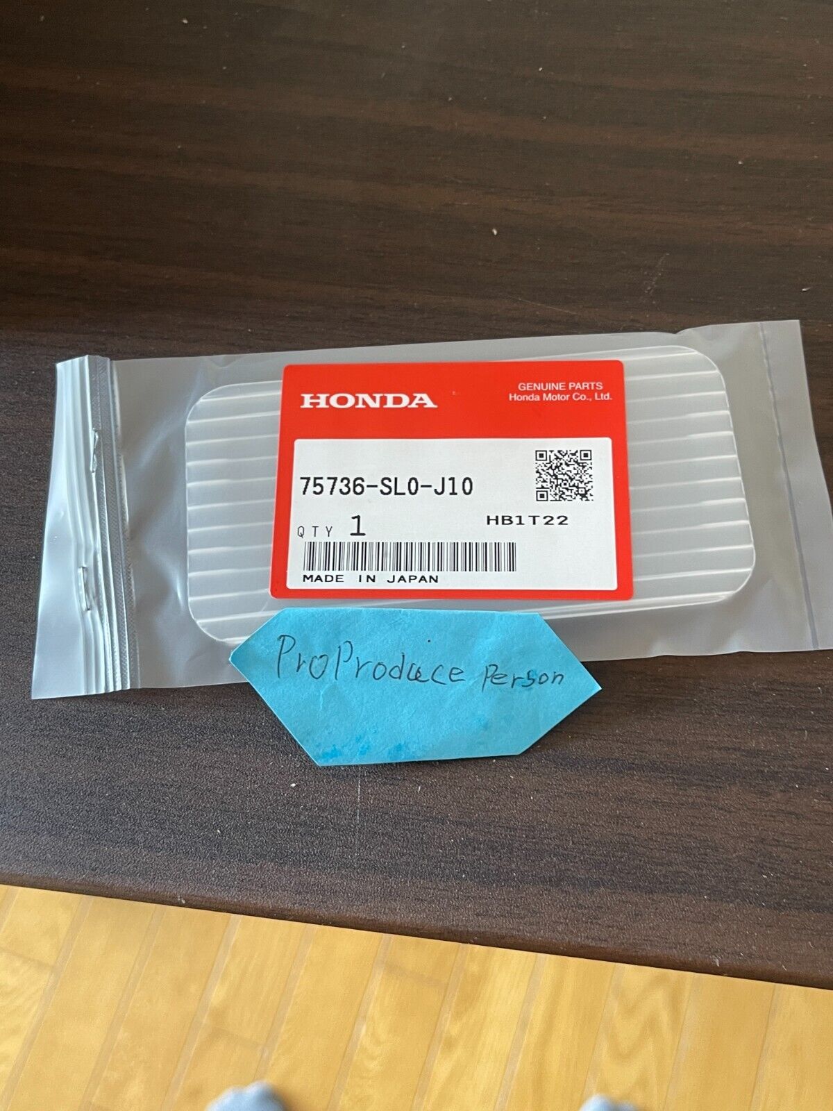 Genuine HONDA 75736-SL0-J10 ACURA NSX-R NA1 EMBLEM SET SIDE Parts JDM