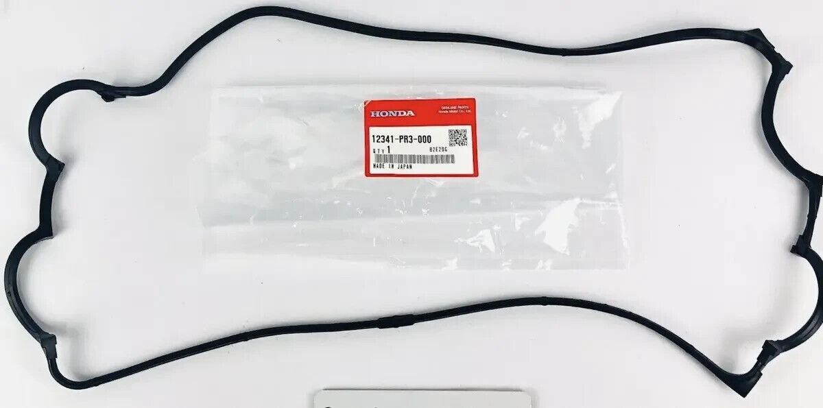Genuine Honda Acura B16A2 B18C1 B18C5 Valve Cover Gasket & Spark Plug Seals OEM