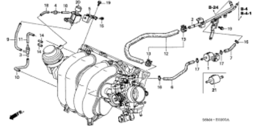 Genuine Honda OEM Control Solenoid Valve CR-V 2002-2006 36163-PND-A01