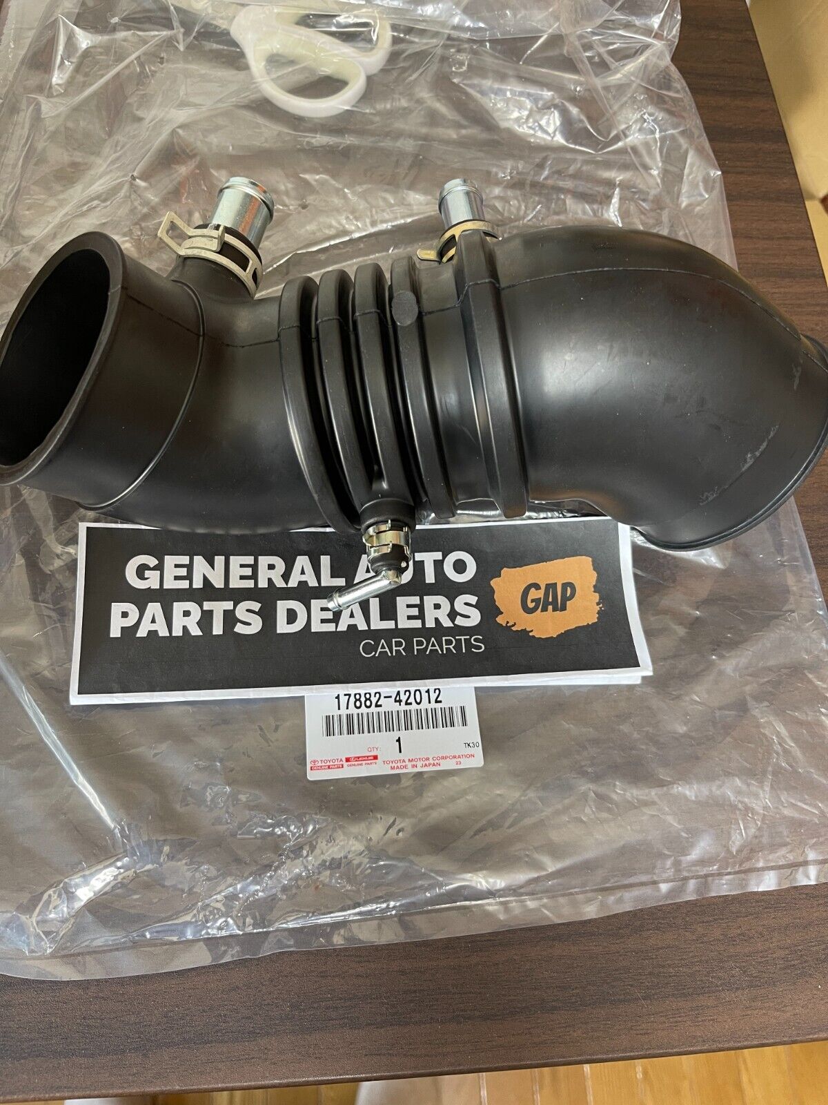 Genuine Toyota OEM Supra MK3 1987-92 7MGTE Turbo Intake Hose Tube 17882-42012