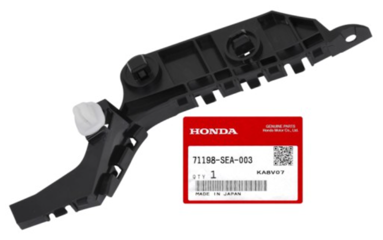 Honda Front Bumper Spacer Bracket Left Right Pairs Accord Acura TSX 04-08 OEM