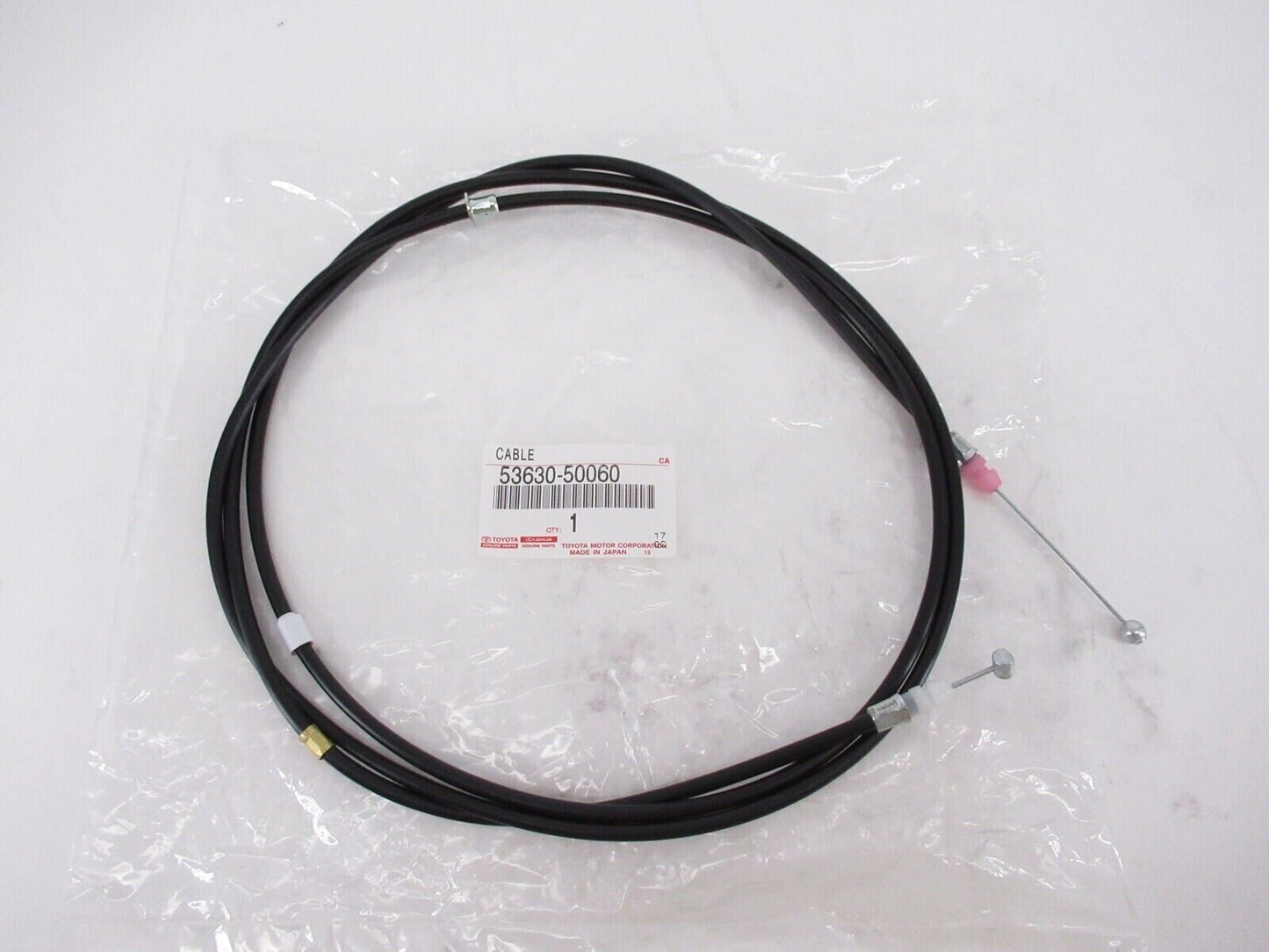 GENUINE TOYOTA HOOD LOCK REPLEASE CONTROL CABLE 01-06 LEXUS LS430 53630-50060