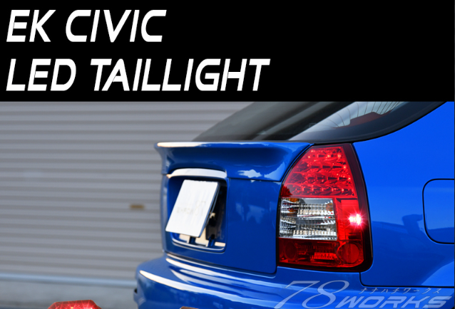 HONDA 95 - 00 CIVIC TYPE R EK9 EK2 EK3 EK4 LED TAIL LIGHT LAMP SET